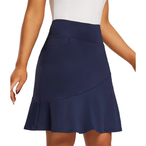 OEM Ball Pocket Knee Length Sports Skorts Tennis Golf Skirt