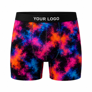 Low MOQ Full Print Men Underwear No Roll Leg Design