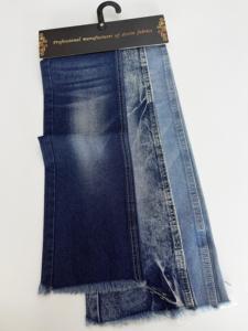 Wholesale 180cm Extra Wide Blue Denim Fabric 332GSM 9.8OZ Eco-Friendly Regenerated Cellulose Polyester/Cotton Blend Tricot Girls