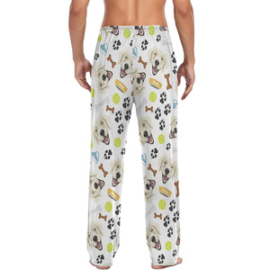 Custom Printed Men's Pajama Pants Wholesale Plaid Trousers