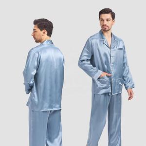 Custom Luxury Satin Silk Men Pajamas Set