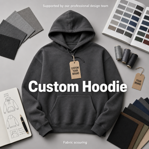 Custom Mens Hoodie Print Embroidered Streetwear OEM ODM