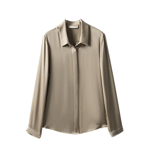 Wholesale Fashion Female Elegant Printed Shirt Chiffon Loose Long Sleeve Blouse Ladies' Office Blouses Women's Blouses & Shirts